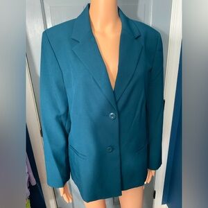 Liz Baker Teal Blazer